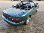 Mazda MX-5 1.8i 16v, Auto's, Mazda, Zwart, 4 cilinders, Cabriolet, Handgeschakeld