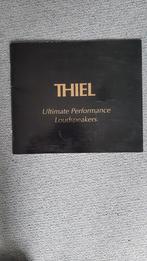 Vintage catalogus uit 1999 van Thiel speakers, Audio, Tv en Foto, Luidsprekerboxen, Ophalen of Verzenden, Zo goed als nieuw, 120 watt of meer