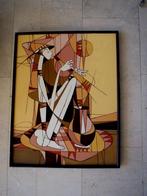 Artistiek - fluitspeler 1998 - onduidelijk gesigneerd, Antiek en Kunst, Ophalen