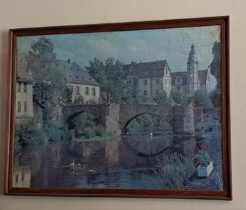 Puzzel met kader  beschikbaar voor biedingen