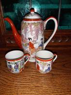 Koffiezetapparaat, Chinees theeapparaat van fijn porselein e, Antiek en Kunst, Antiek | Servies compleet, Ophalen of Verzenden