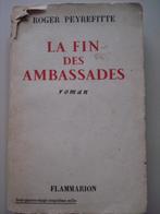 Roger Peyrefitte La Fin des Ambassades 1957 intérêt gay (2), Roger Peyrefitte, Europe autre, Utilisé, Envoi