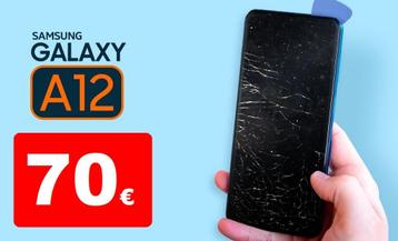Réparation écran Samsung Galaxy A12 pas cher à 70€ Garantie beschikbaar voor biedingen