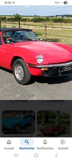 Cherche épave ou accidenté d une triumph spitfire 1500 à par, Auto's, Particulier, Te koop, Triumph