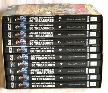 Around the World in 80 Treasures – BBC Box Set 10 DVD’s - Ne beschikbaar voor biedingen