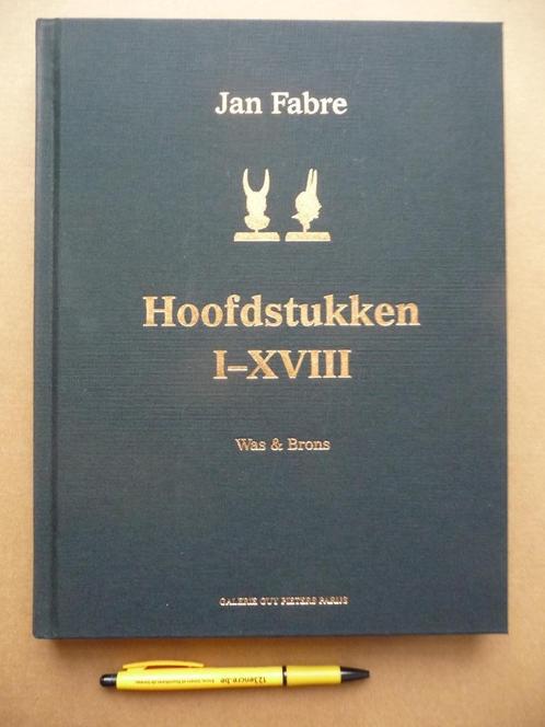 JAN FABRE : KUNSTBOEK "HOOFSTUKKEN I-XVIII", Boeken, Kunst en Cultuur | Beeldend, Nieuw, Beeldhouwkunst, Ophalen of Verzenden