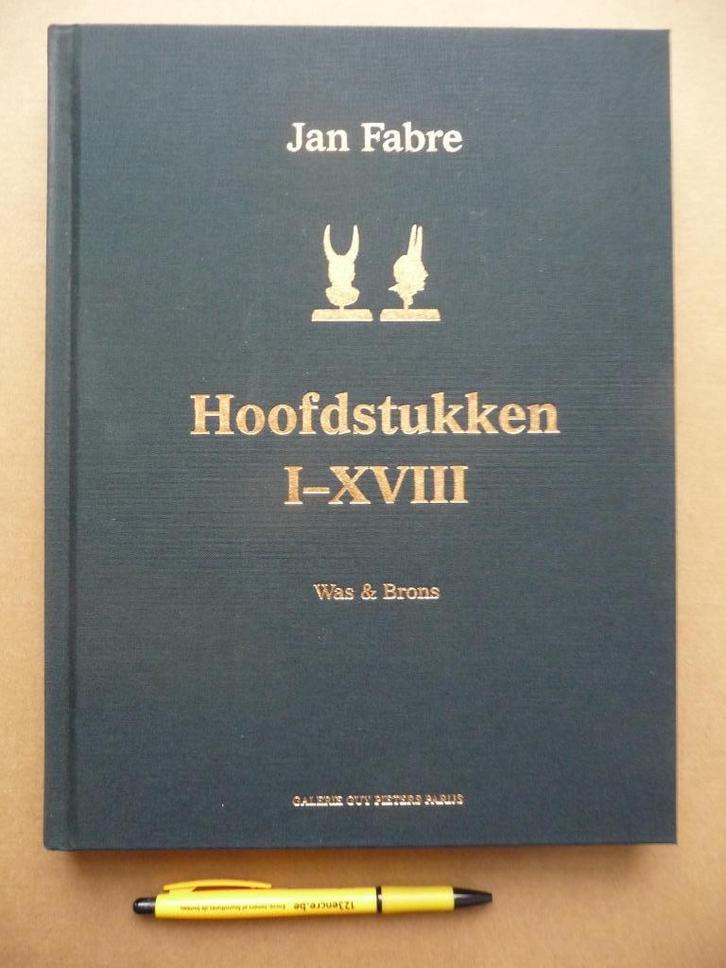 JAN FABRE : KUNSTBOEK "HOOFSTUKKEN I-XVIII", Boeken, Kunst en Cultuur | Beeldend, Nieuw, Beeldhouwkunst, Ophalen of Verzenden
