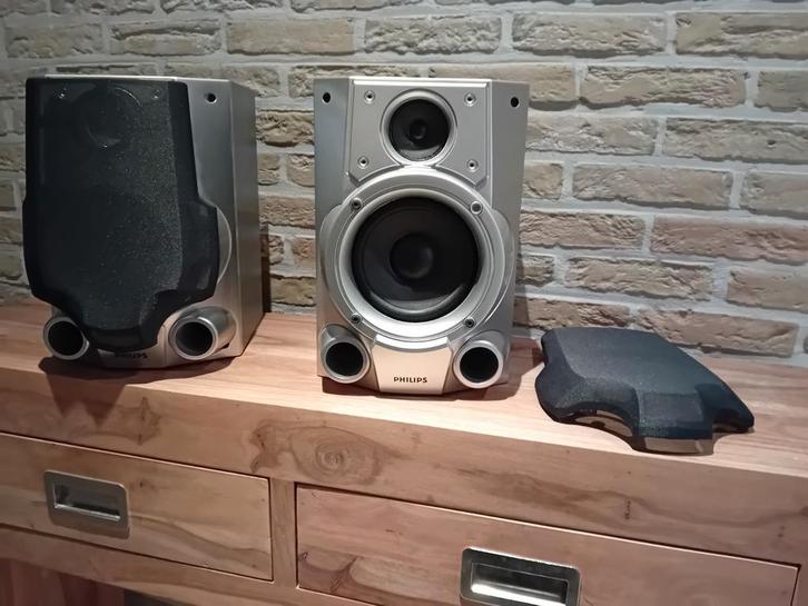 Philips basreflex speakers, Audio, Tv en Foto, Luidsprekerboxen, Zo goed als nieuw, Philips, Ophalen of Verzenden