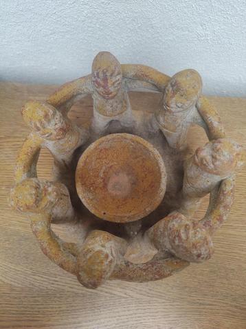 Ancien bougeoir mexicain, Enlèvement ou Envoi, Céramique ou Poterie