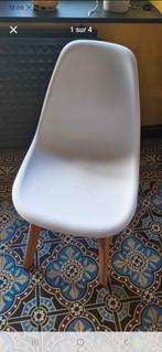 Chaises style scandinave, Enlèvement, Comme neuf, Blanc, Cinq, Six Chaises ou plus
