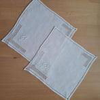 Antieke zakdoeken met monogram, Antiek en Kunst, Ophalen of Verzenden