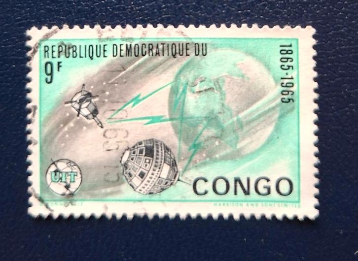 Postzegel Democratische Republiek Congo OBP 587, Postzegels en Munten, Postzegels | Afrika, Gestempeld, Ophalen of Verzenden