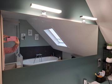 Badkamerspiegel met verlichting, Huis en Inrichting, Ophalen, Zo goed als nieuw