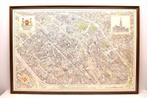 Gesigneerde lithografie kaart van Brussel, Anne Lernout, Antiek en Kunst, Ophalen