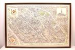 Gesigneerde lithografie kaart van Brussel, Anne Lernout, Ophalen