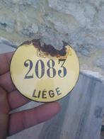 Ancienne plaque de vélo 1903, Enlèvement ou Envoi, Utilisé