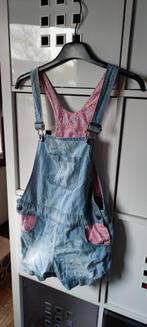 Benetton jeans salopet salopette met toffe accenten 134 140, Kinderen en Baby's, Ophalen of Verzenden, Gebruikt, Meisje, Overige typen