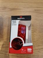 Achterlicht met laserstralen op op de grond, Fietsen en Brommers, Fietsaccessoires | Fietsverlichting, Ophalen, Zo goed als nieuw