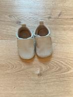 Grijze, lederen sloefjes voor baby’s (1-6 maand), Ophalen, Zo goed als nieuw, Meisje, Slofjes