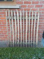 Kastanje poort + poortpaal, Ophalen, Zo goed als nieuw
