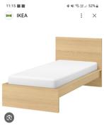 Bed 90 x 200 Ikea Malm, Huis en Inrichting, Slaapkamer | Bedden, 90 cm, Eenpersoons, Zo goed als nieuw, Hout