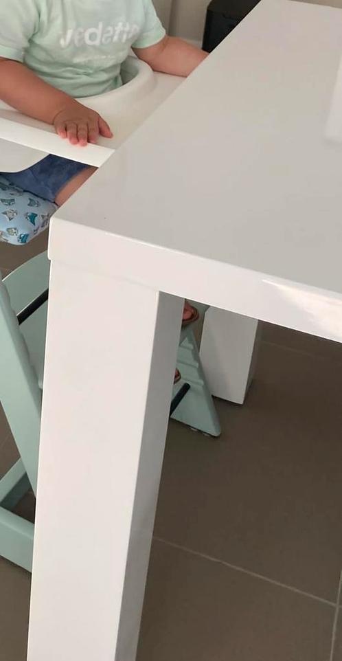 Tafel, Huis en Inrichting, Tafels | Eettafels, Gebruikt, 100 tot 150 cm, 150 tot 200 cm, Vier personen, Vierkant, Kunststof, Ophalen
