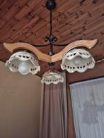 Vintage luster, Ophalen, Gebruikt, Hout, Vintage rustiek