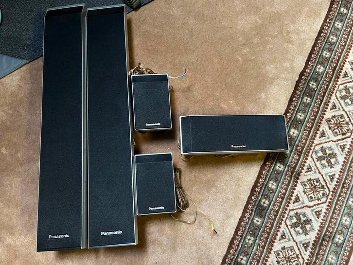 Surround system panasonic 5 delig speakers, Audio, Tv en Foto, Home Cinema-sets, Zo goed als nieuw, Overige spelers, 5.1-systeem