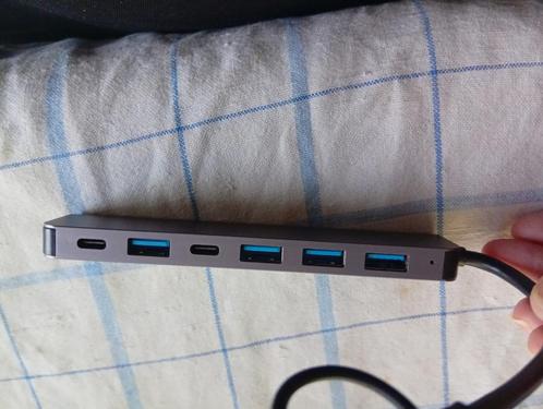 USB 3.0+ USB-C-hub, Computers en Software, Presenters, Nieuw, ChromeOS, MacOS, Windows, Ophalen of Verzenden