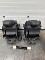 2x zwart lederen zetels + rails in nieuwstaat, Auto-onderdelen, Ophalen, Nieuw, Mercedes-Benz