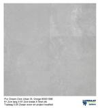 Pvc dream click St. Light Gragei 61cm X 61cm X  5mm €29,95m2, Pvc dream click pure licht grijs, 75 m² of meer, Nieuw, Ophalen of Verzenden