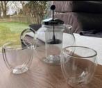 Theepot met 2 glazen, Ophalen, Nieuw