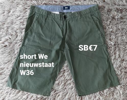 Short WE vert, taille 36. Bel état., Vêtements | Hommes, Pantalons, Comme neuf, Taille 56/58 (XL), Vert, Enlèvement ou Envoi