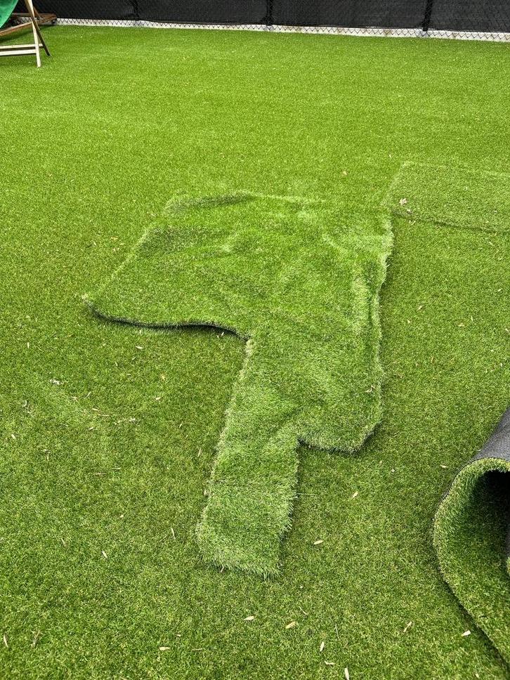 kunstgras restanten topkwaliteit, Tuin en Terras, Gras en Kunstgras, Zo goed als nieuw, Kunstgras, Minder dan 10 m², Ophalen