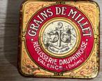 ancienne en métal, GRAINS DE MILLET, REGLISSERIE DAUPHINOISE, Ophalen of Verzenden
