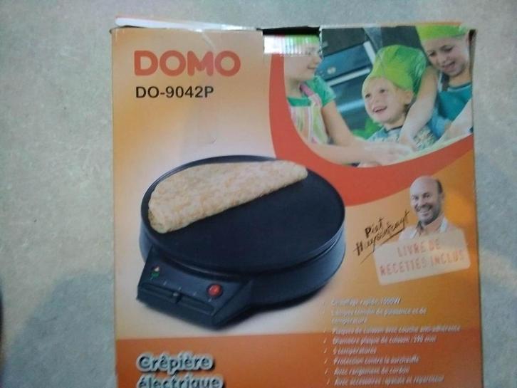 Crêpière électrique, Electroménager, Plaques de gril, Comme neuf, Enlèvement