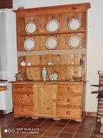 Authentique Vaisselier Anglais 18s, Maison & Meubles, Armoires | Buffets, Enlèvement, Utilisé, Pin