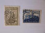 1923 Deutsche Reich, Gebouwen, complete serie, gestempeld, Postzegels en Munten, Ophalen of Verzenden, Duitse Keizerrijk, Gestempeld