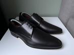 Floris van Bommel herenschoenen 7.5 / 41.5 eenmalig gedragen, Enlèvement ou Envoi, Comme neuf, Noir, Chaussures à lacets