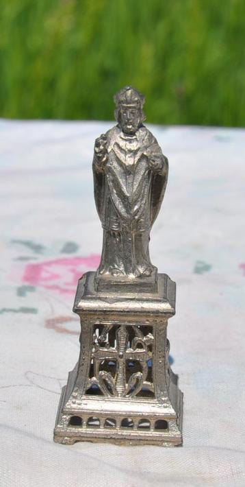 statuette sur socle regule argenté st nicolas ? beschikbaar voor biedingen
