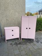 Merk
Busunge roze kleding kast en ladenkast, Ophalen, Gebruikt