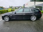 BMW 520d Touring Automaat Euro 6 Pano BTW Auto + Garantie, 5 places, Cuir, Série 5, Noir