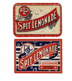 Oude lemonade etiketten van "QUISENAIRE", Verzenden, Nieuw, Overige typen, Overige merken