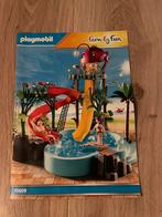 Playmobil - waterpark met glijbanen, Kinderen en Baby's, Speelgoed | Playmobil, Ophalen of Verzenden, Zo goed als nieuw