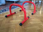 Calisthenics Heavy-duty stalen parallelstang, Sport en Fitness, Ophalen, Zo goed als nieuw, Buik, Push-up steun