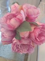10  roze  kunstpioenen, Ophalen of Verzenden, Zo goed als nieuw