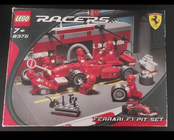 Lego 8375 - Racers Ferrari F1 Pit set  beschikbaar voor biedingen