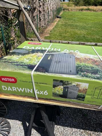 A vendre – Abri de jardin Keter Darwin 46 (NEUF, scellé) beschikbaar voor biedingen