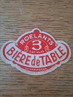 Oud bieretiket brouwerij Roelants Schaarbeek, Ophalen of Verzenden