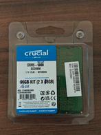 Kit 16GB (2x8GB) DDR5 SODIMM 4800MHz, Computers en Software, RAM geheugen, Ophalen of Verzenden, Gebruikt, DDR5, Laptop